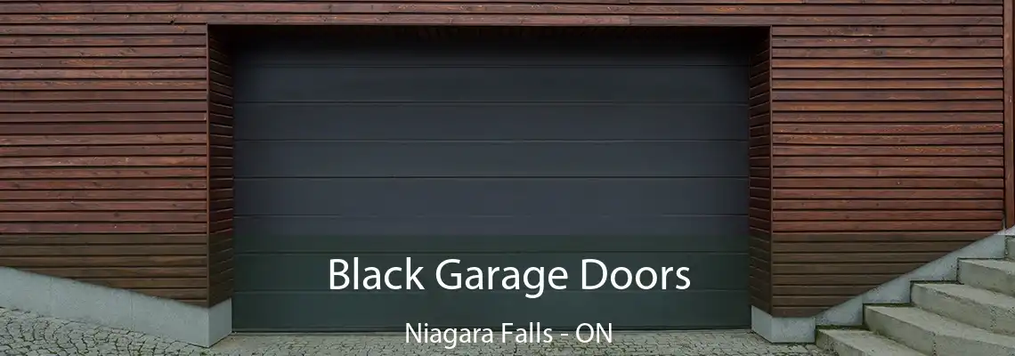 Black Garage Doors Niagara Falls - ON