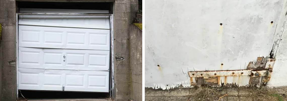 Rotten Commercial Garage Door Repair in Niagara Falls, ON