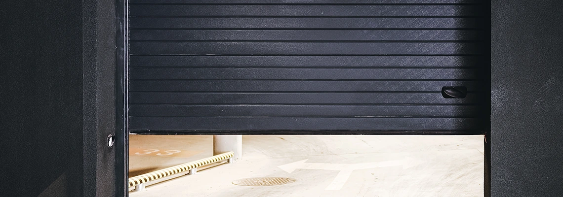 Residential Black Garage Door Installation in Niagara Falls, ON